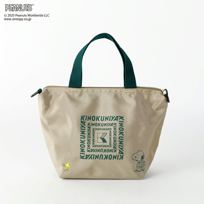 PEANUTS×紀ノ国屋】スヌーピー ショルダー付ミニバッグ ベージュ