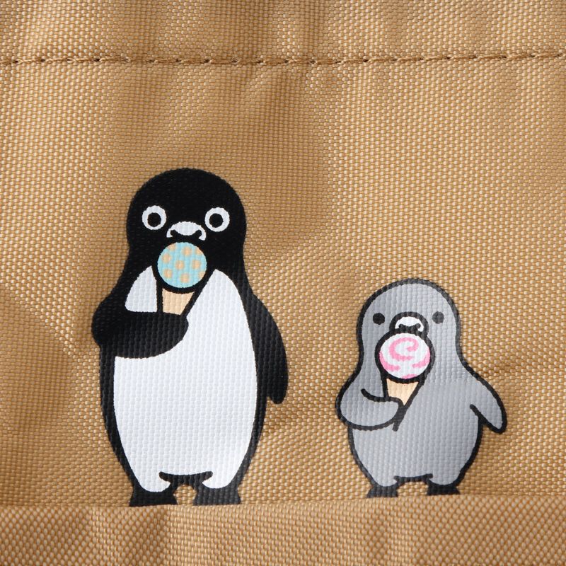 紀ノ国屋 Suicaのペンギン折りたためる保冷トートバッグ ベージュ